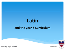 Latin - Spalding High School