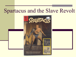 Spartacus and the Slave Revolt