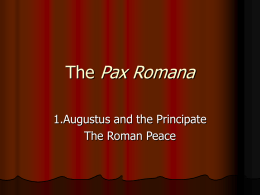 The Pax Romana - Nipissing University Word