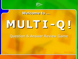 Multi-Q - Teacher Pages