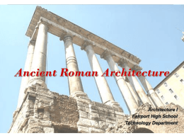 Ancient Rome - Technology Department