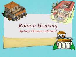 Roman Housing - mulderstudies