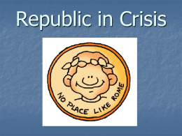 Republic to Empire PPT