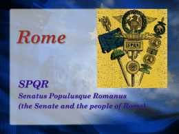 notes on the Roman Empire - stjohns