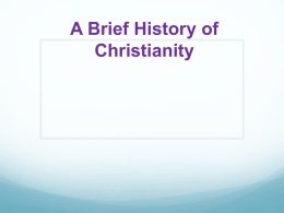 Christianity PPT - worldcultures2-bbs