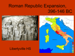 Roman Republic Expansion