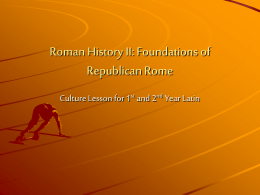 Roman History II