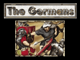 Chapter 17 The Germans