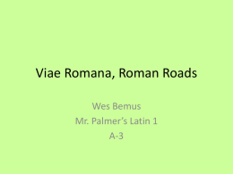 roman roads - Planet