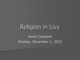 Religion in Livy