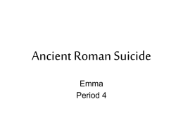 Ancient Roman Suicide - m