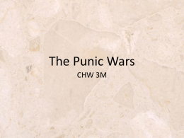 3.4 Punic Wars