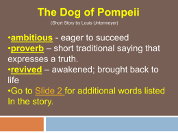 Dog of Pompeii