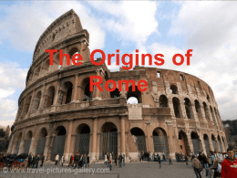 The Origins of Rome - Nutley Public Schools