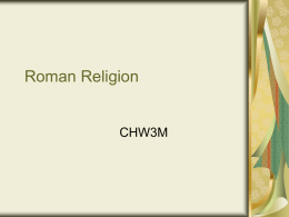 Roman Religion - Hale