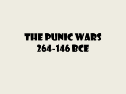 The Punic Wars Introduction