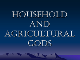 Household and agricultural gods 2011