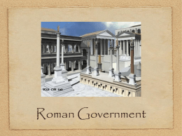 Roman Government - parkinsonworldhistory