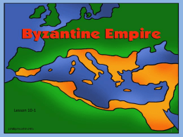 Founding of the Byzantine Empire
