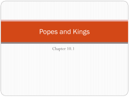 Popes and Kings
