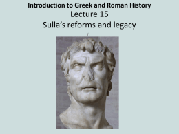Introduction to Greek and Roman History
