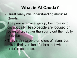 What is Al Qaeda?