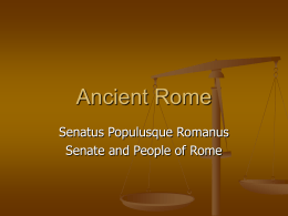 Ancient Rome - EDECAltSchools
