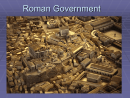 Roman Magistracy - History by Alan Wofford