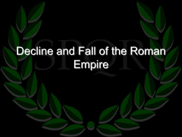 deline and fall of rome