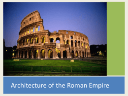 Slideshow on Roman Architecture