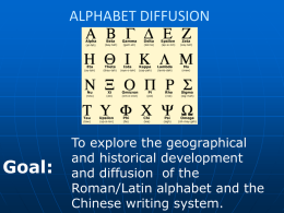 Alphabet Diffusion PP​T