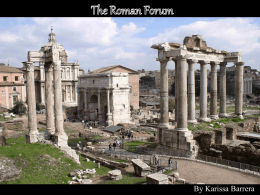 The Roman Forum - Karissa Barrera