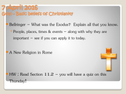The Beliefs of Christianity PowerPoint Notes