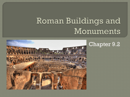 Roman Buildings and Monuments