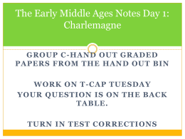 The Early Middle Ages day 1 notesx