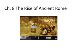 Roman Republic - The Official Site - Varsity.com