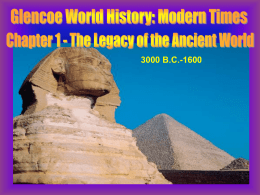 MWH Ch 1 Ancient World
