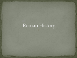 Roman History - World-Cultures