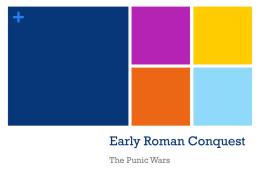 Introduction to Rome`s early expansion