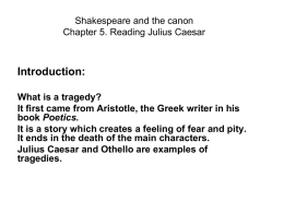 Julius Caesar Quote (Act I, Scene II).