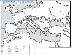 ROME MAP ACTIVITY 2012x
