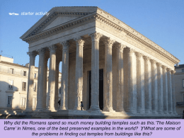 Roman temples - presentation
