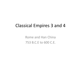 Rome and Han China PowerPoint