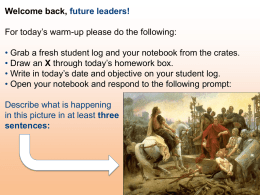 How did Caesar lose power? - Baltimore City Public Schools