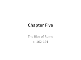 The Rise of Rome powerpoint