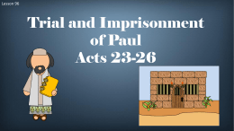 Lesson-96-Acts-23-26-Trial-and-Imprisonment-of