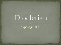 Diocletian - TeacherWeb