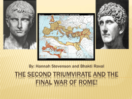 The Roman Empire - PrattWorldHistory