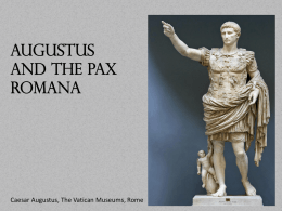 Augustus and the Pax Romana