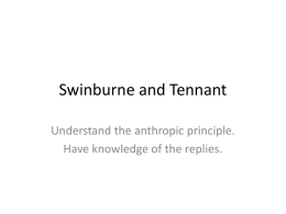 Swinburne and Tennant